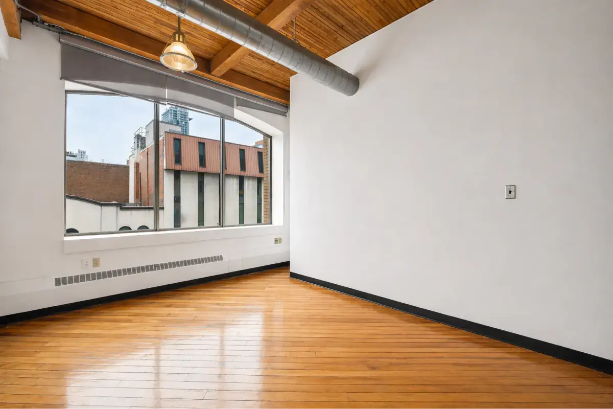 Modern industrial loft with urban view 1
