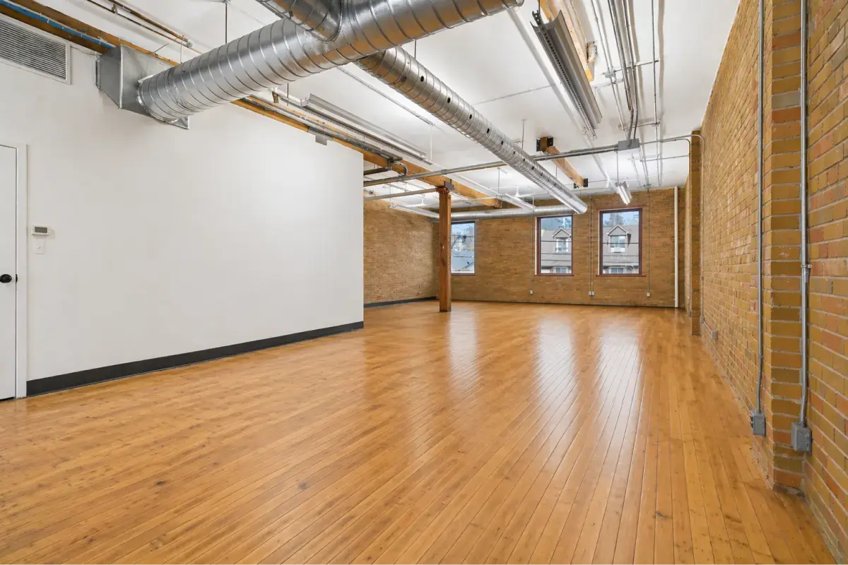 Minimalist industrial loft space copy