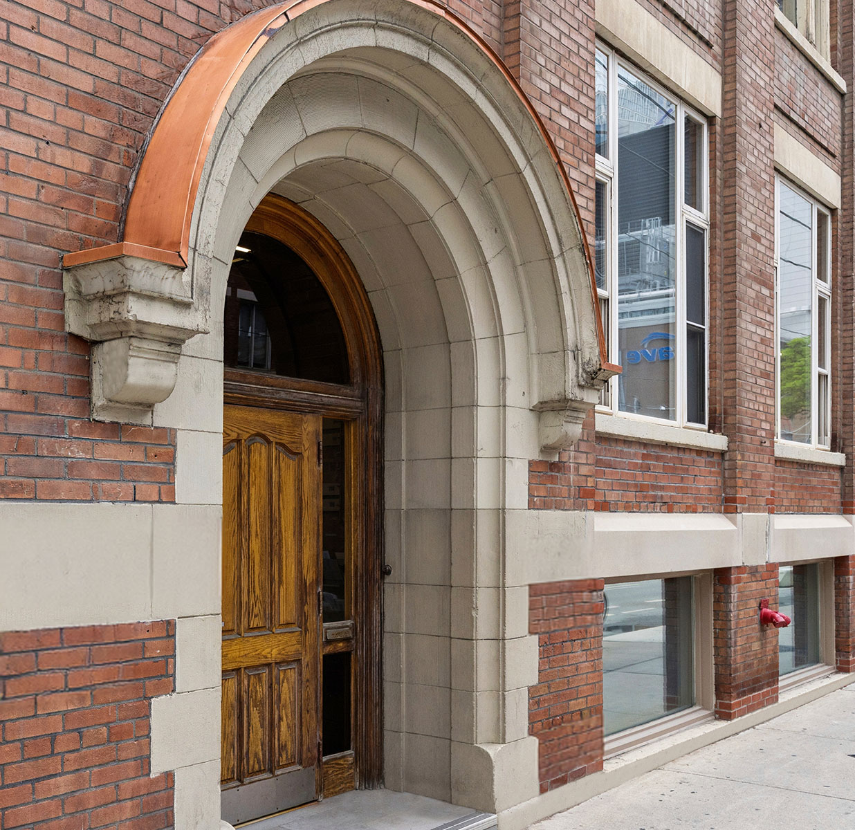 Building entrance detail